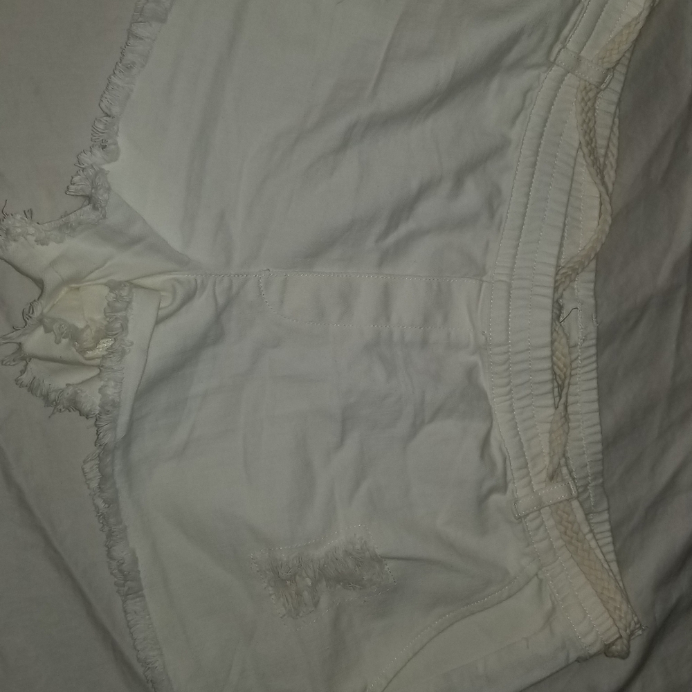 American Eagle xl white denim shorts